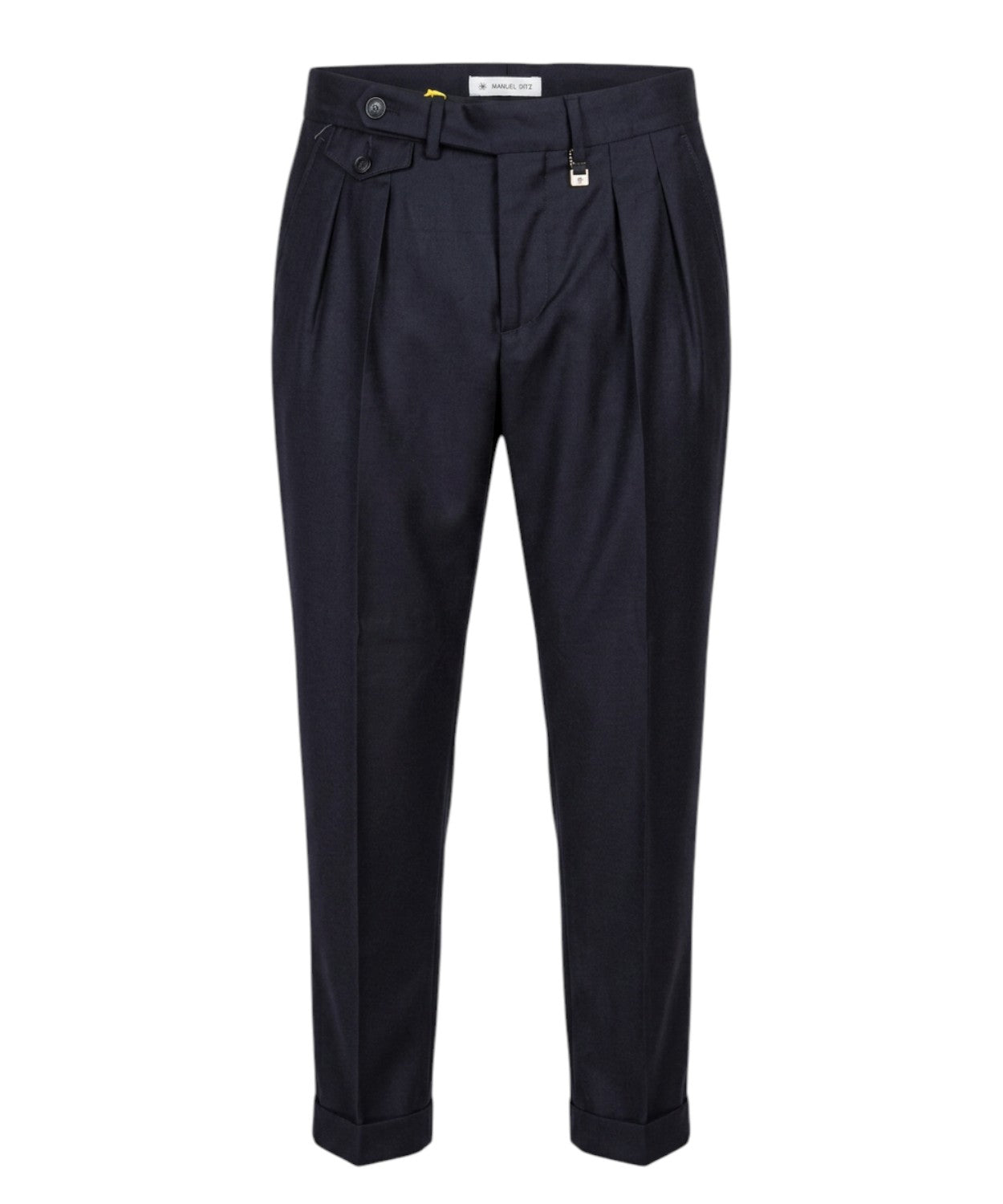 Pantalone Uomo Manuel Ritz Tokyo in Lana Vergine Stretch