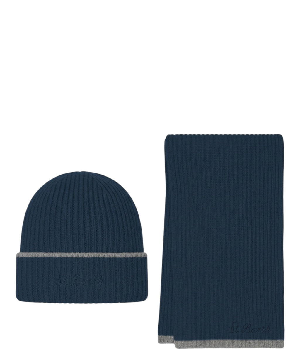 Kit cappello e sciarpa MC2 Saint Barth