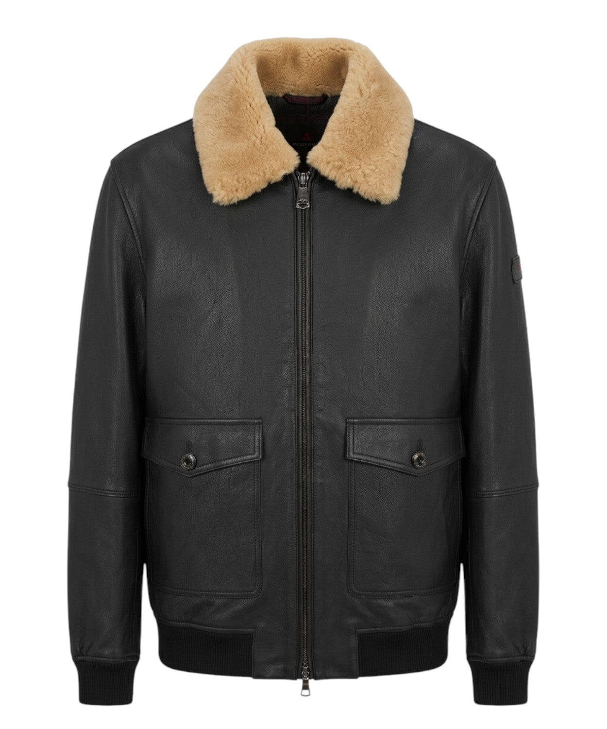 Giubbotto Murdo in Pelle con Collo Shearling