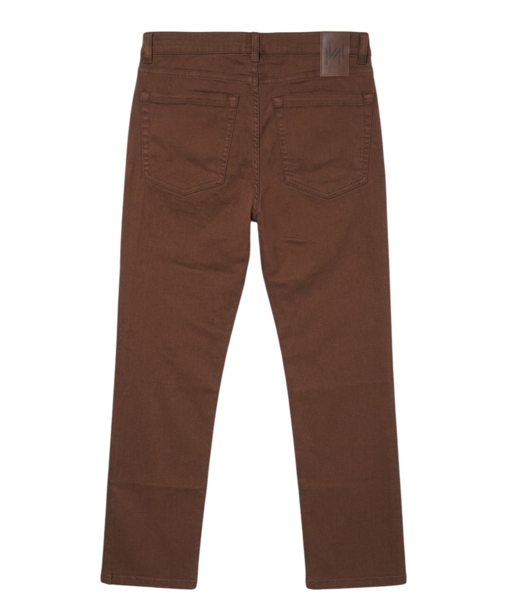Pantaloni FAVETTA Marella in cotone stretch gamba dritta
