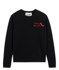 Maglione New Queen in Misto Cashmere e Ricamo Red Flag
