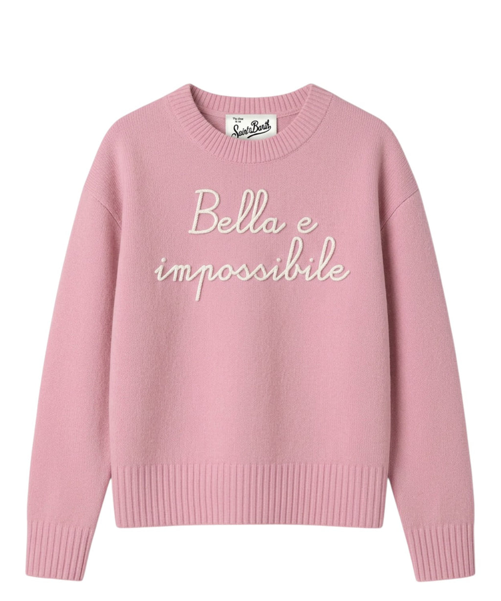 Maglia Girocollo Tessa in Misto Cashmere Bella e Impossibile