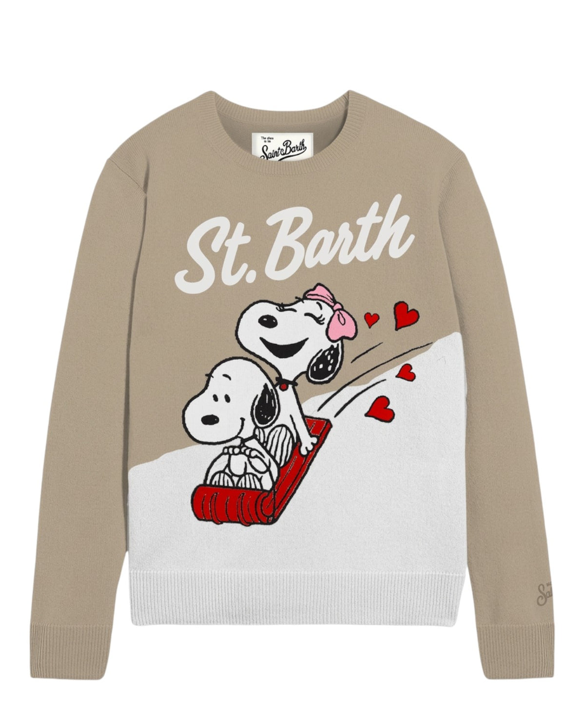 Maglia Girocollo New Queen con Jacquard Snoopy
