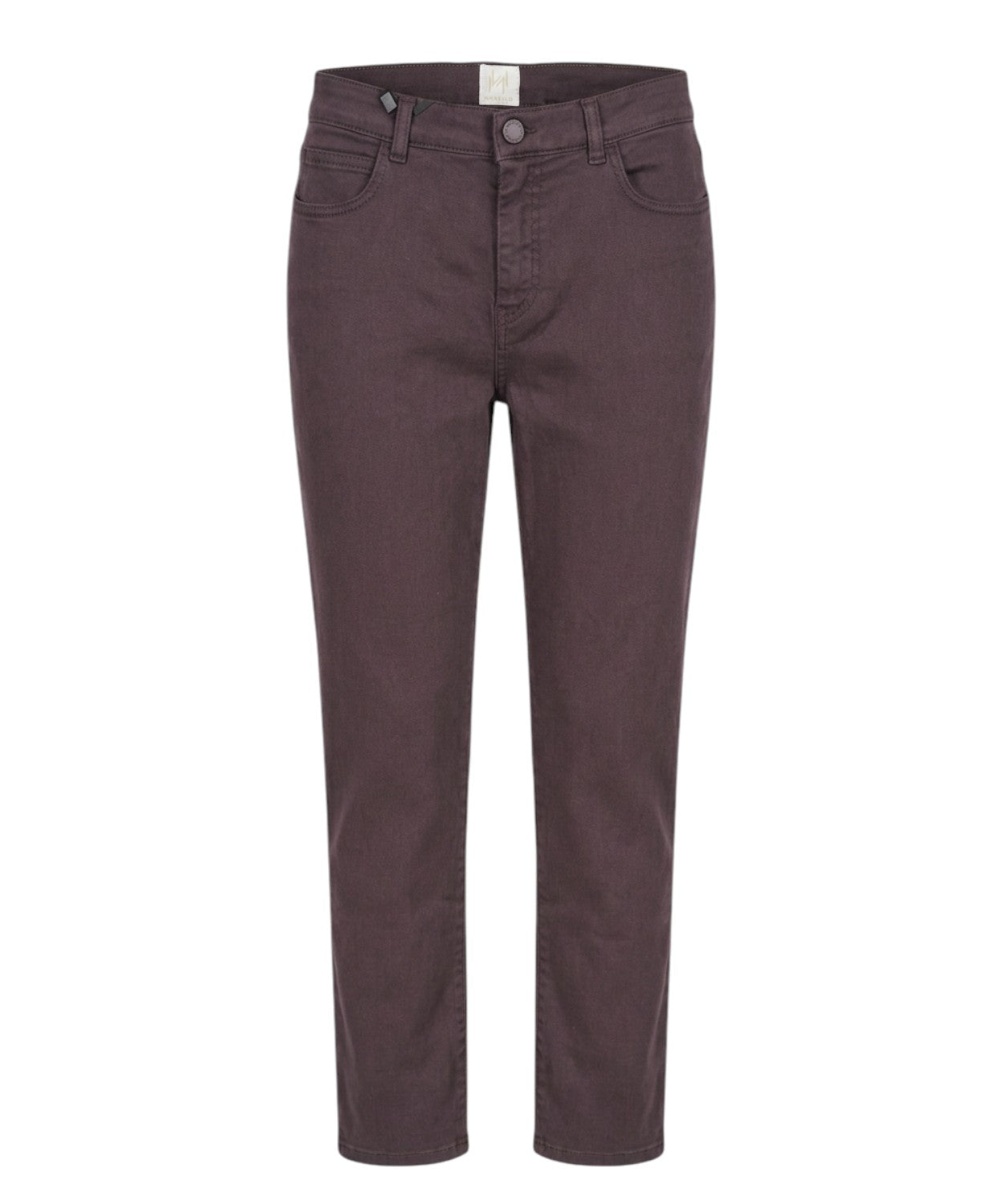 Pantaloni Marella in cotone stretch gamba dritta