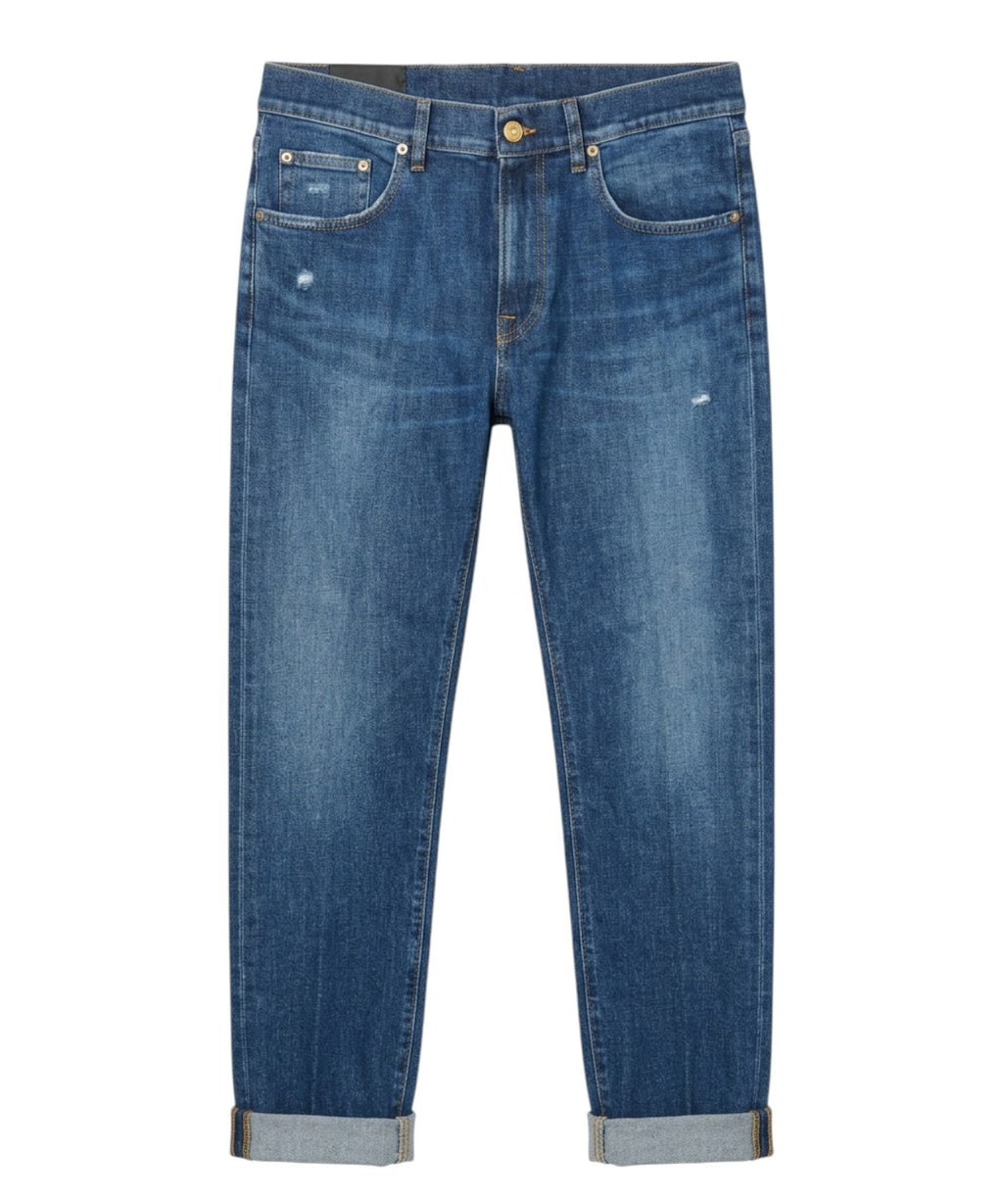Vaqueros Hombre Dondup Icon Slim Fit de Denim elástico