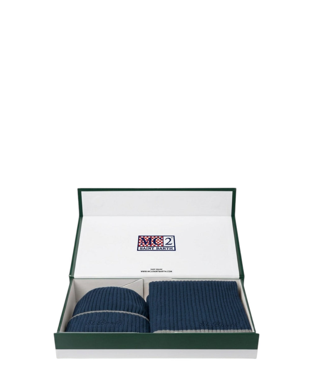 Kit cappello e sciarpa MC2 Saint Barth