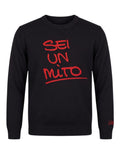 Heron-sweater til mænd i cashmere med Gin Tonic-motiv