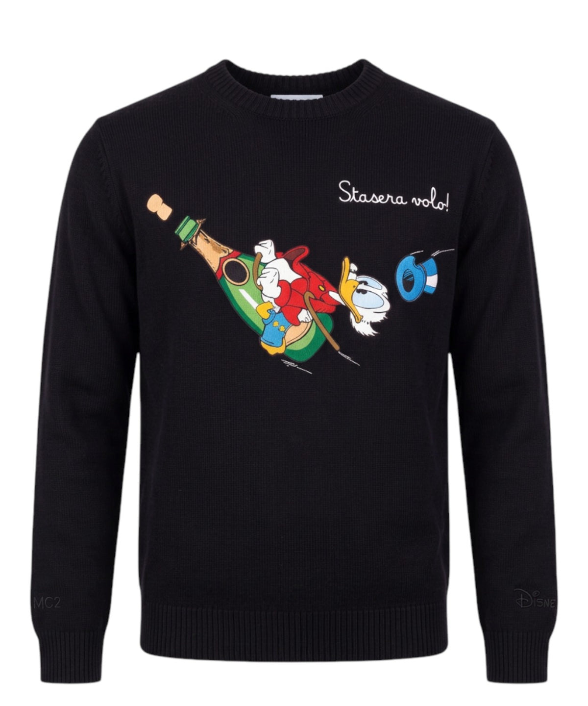 Heron Pullover aus hellem Kaschmirmischgewebe mit Yuppies-Logo