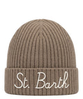 Berretto Wengen Misto Cashmere con Ricamo
