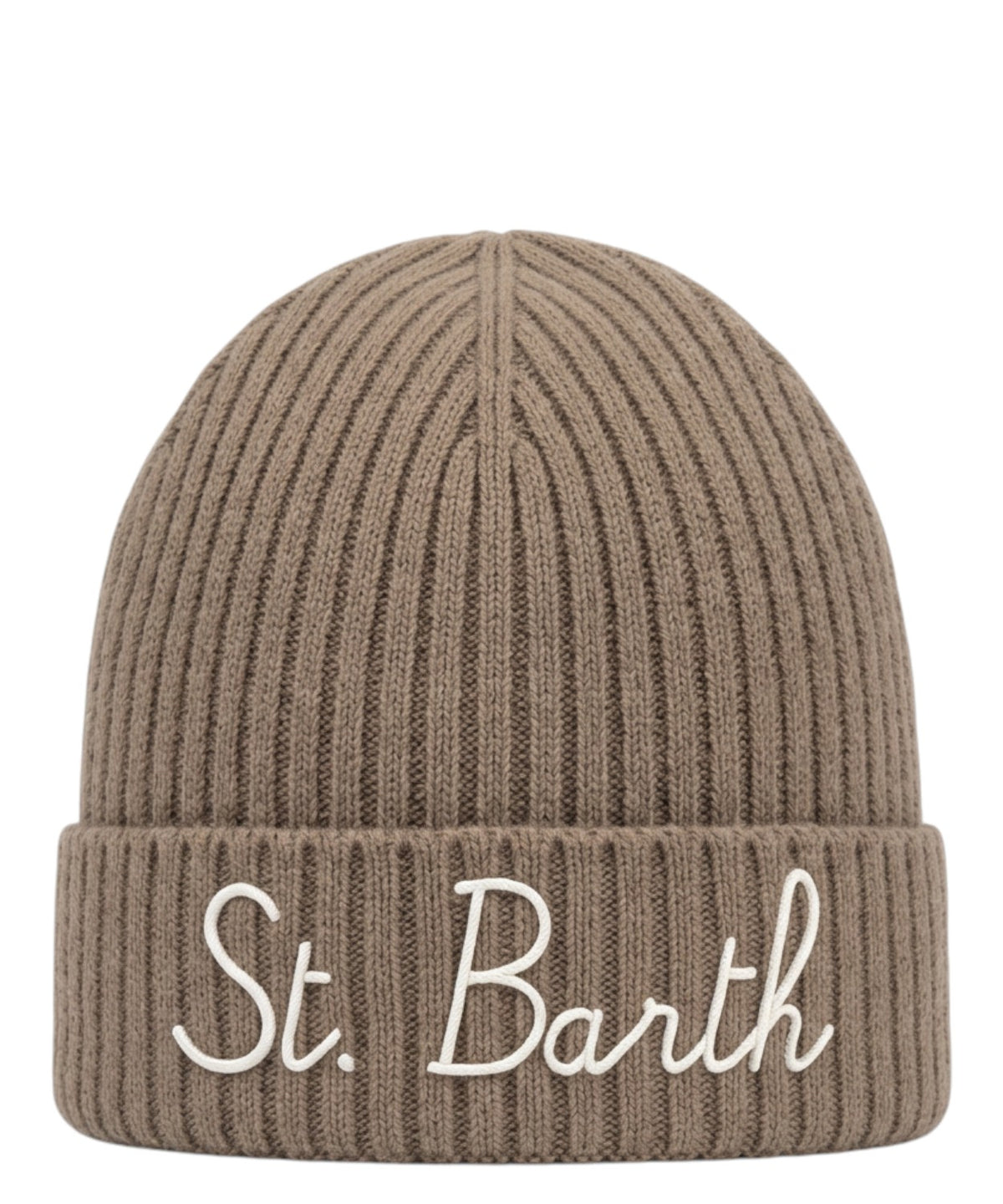Berretto Wengen Misto Cashmere con Ricamo