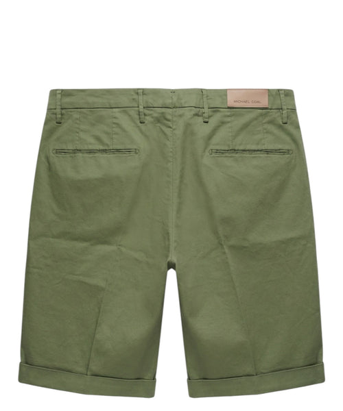 Men's Stretch Cotton Bermuda Shorts by Michael Coal