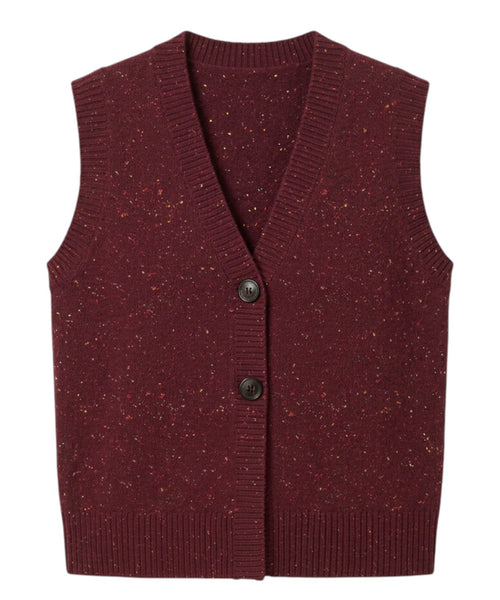 Gilet donna MC2 Saint Barth in lana con Bottoni