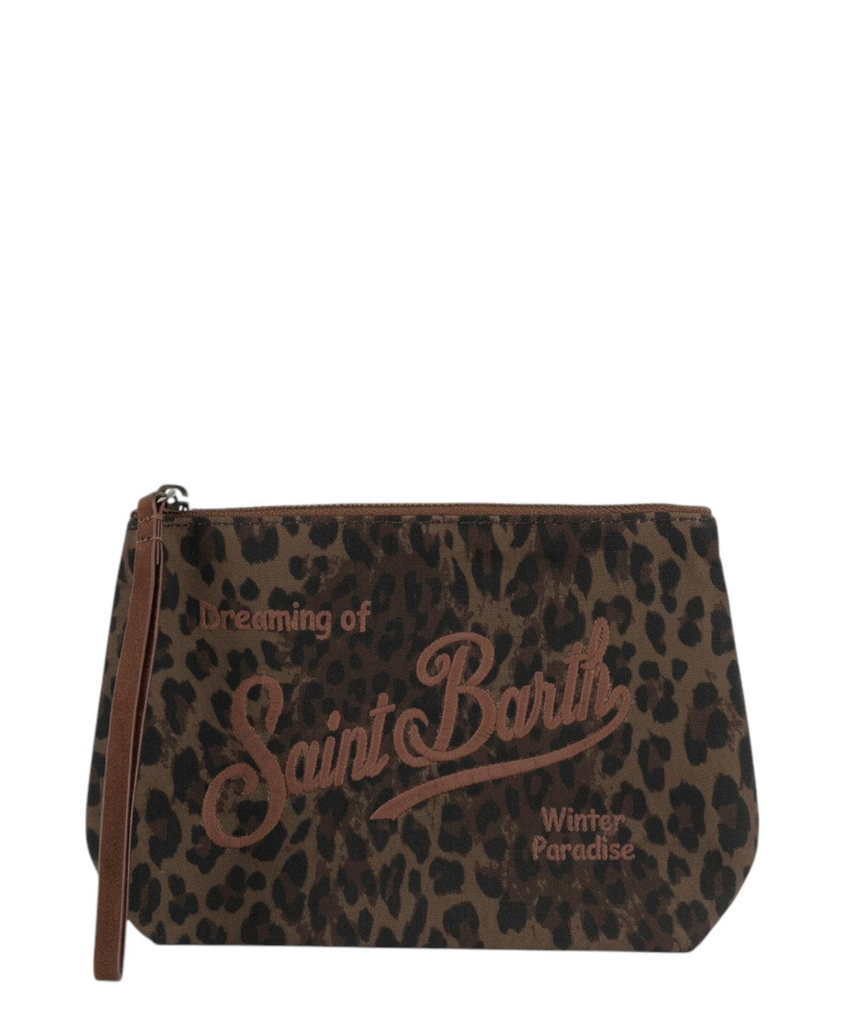 Clutches Aline Wax met luipaardprint