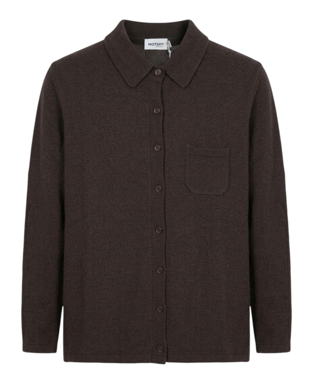 Maglione Albertine in Cachemire Taglio Camicia