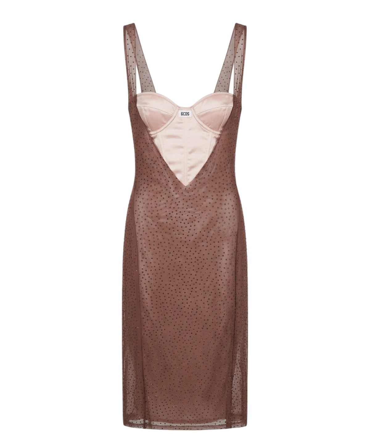 Abito GCDS Corsetto con Strass