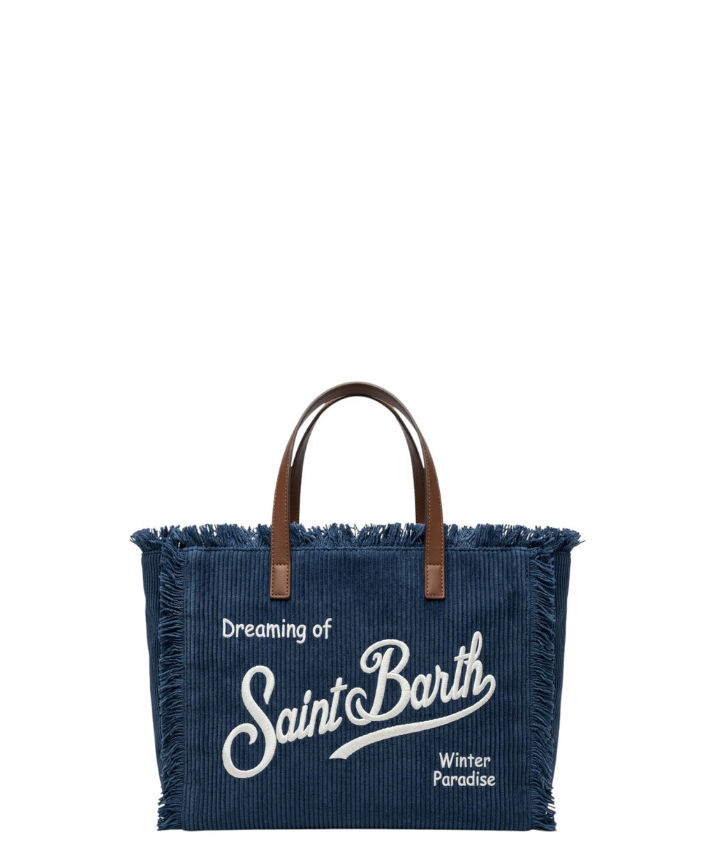 Borsa Vanity Mini in Velluto a Coste