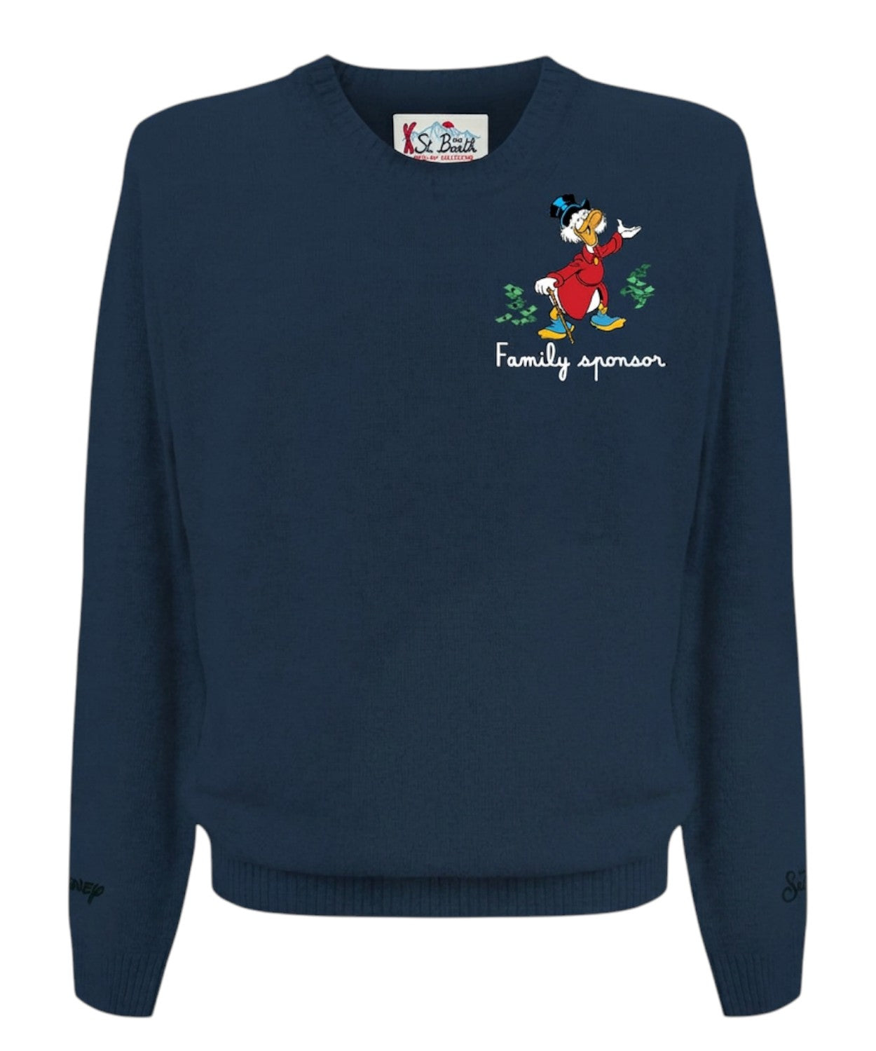 Heron Light sweater med Zio Paperone broderi