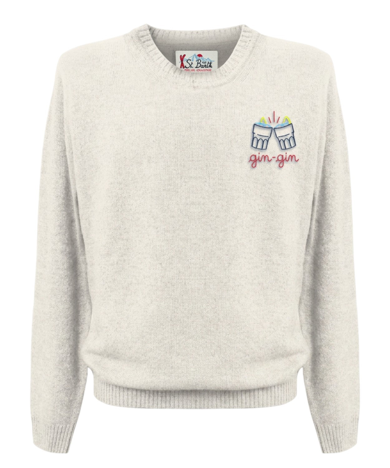 Maglione Heron Light con Ricamo Gin Gin