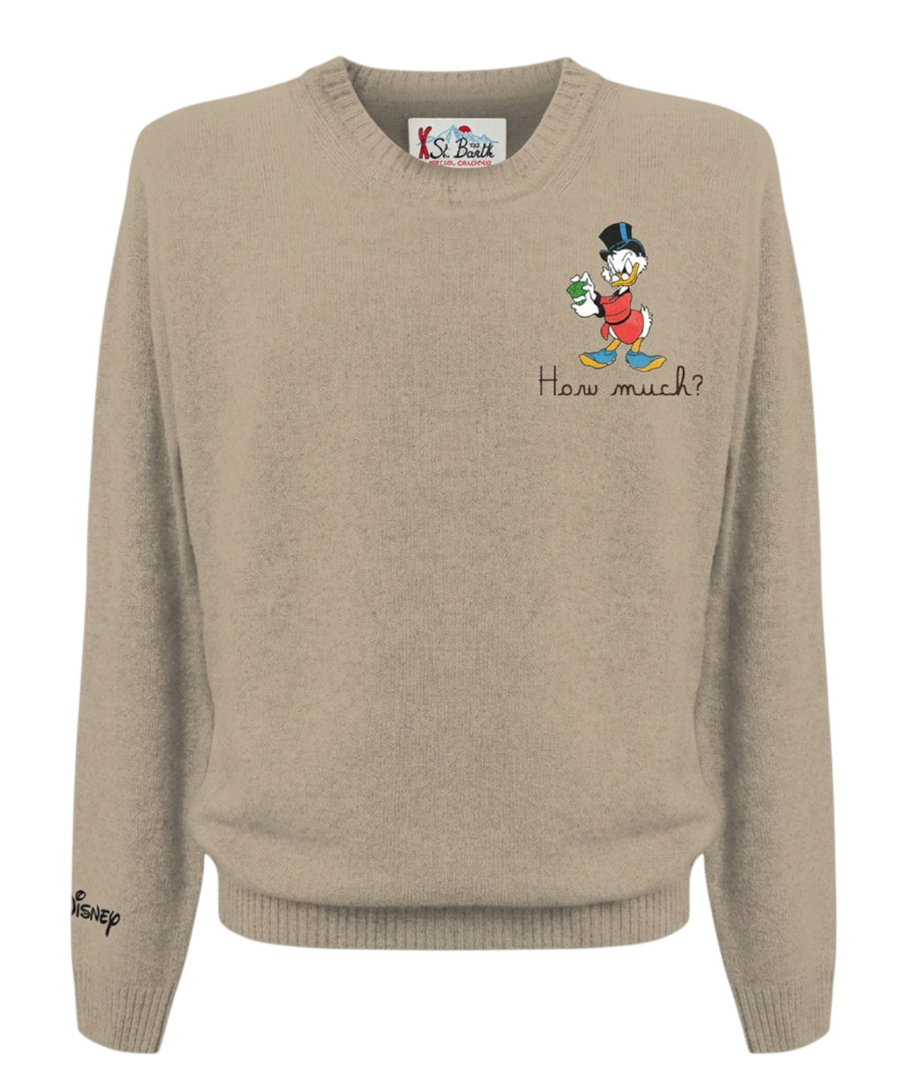 Heron Light sweater with Uncle Scrooge embroidery