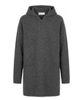 Parka MM Max Mara donna in panno di lana con cappuccio