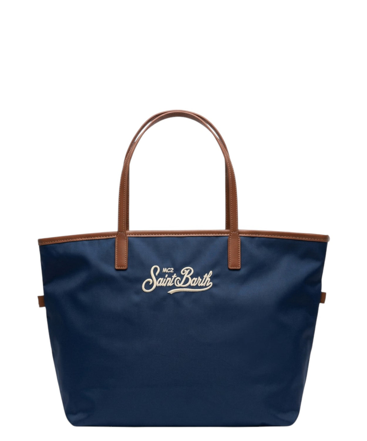 Borsa City Medium Nylon Nero MC2 Saint Barth