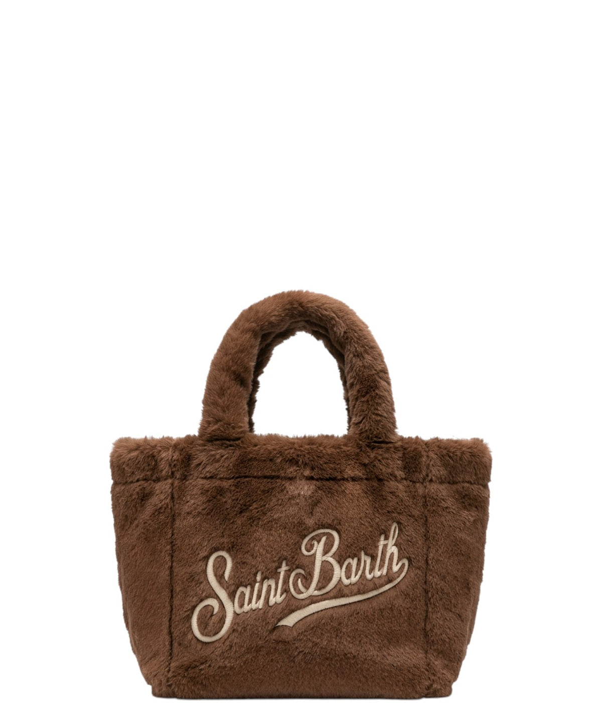 Borsa Vanity Mini Faux Fur con Tracolla