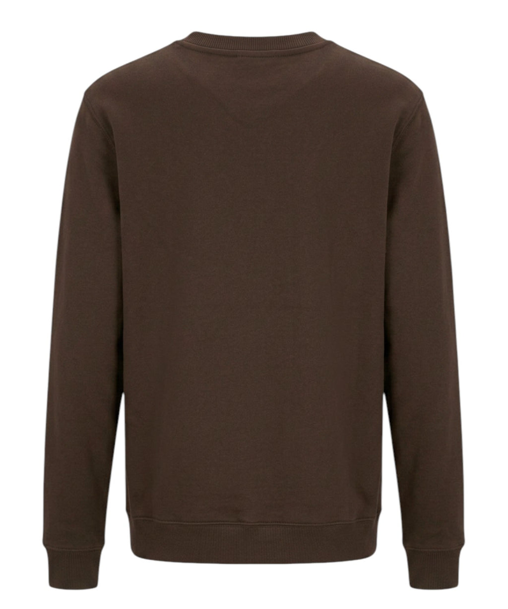 Felpa Uomo Dondup con Logo Ricamato e Regular Fit
