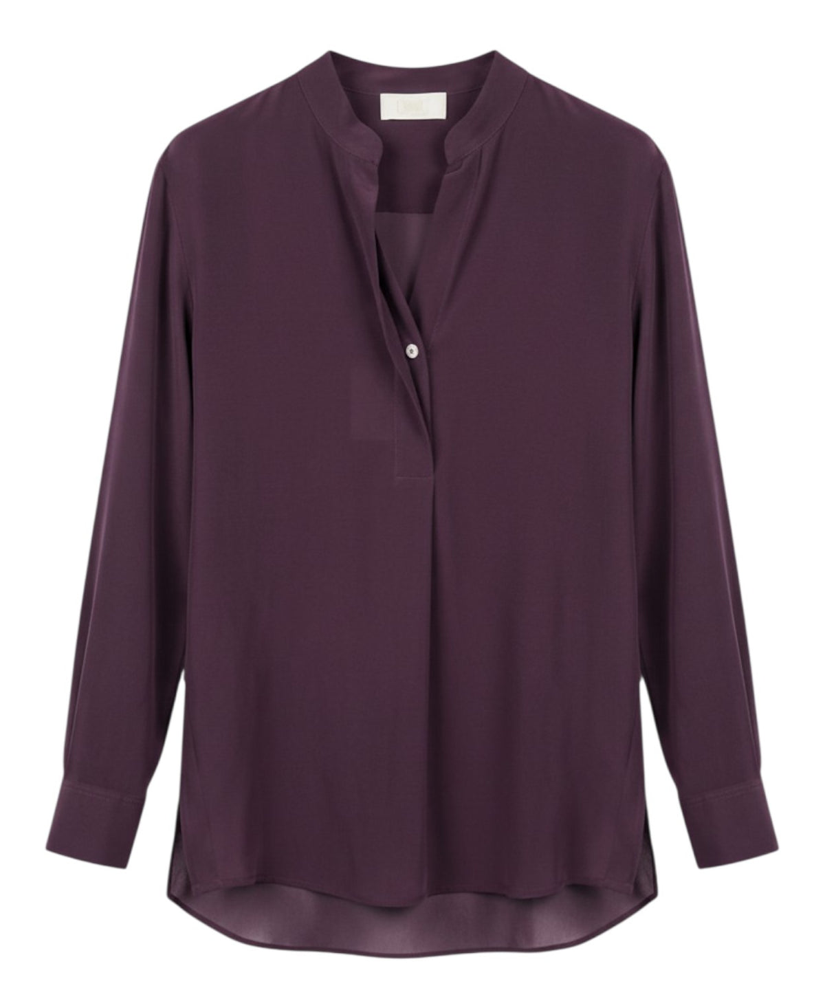 Camicia in Seta Liriche con Colletto alla Coreana