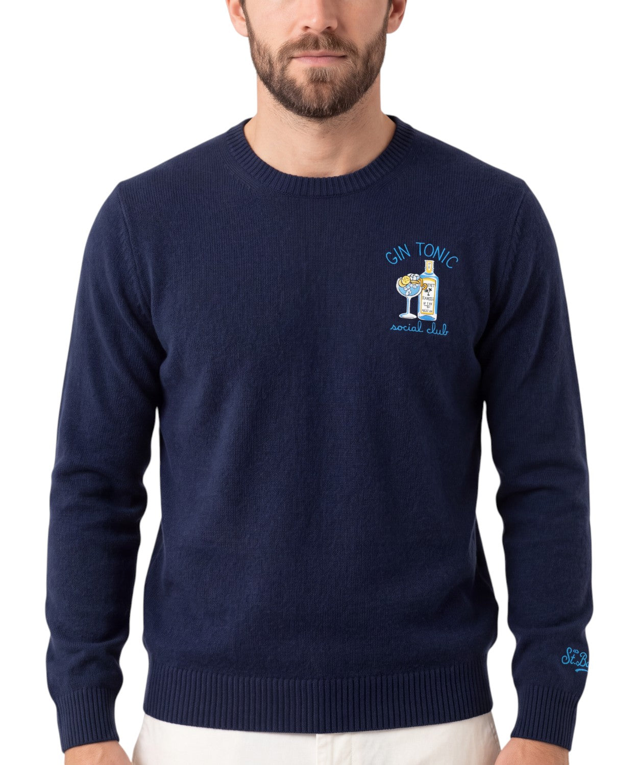 Sweter Heron Light z haftem "Sommelier..."