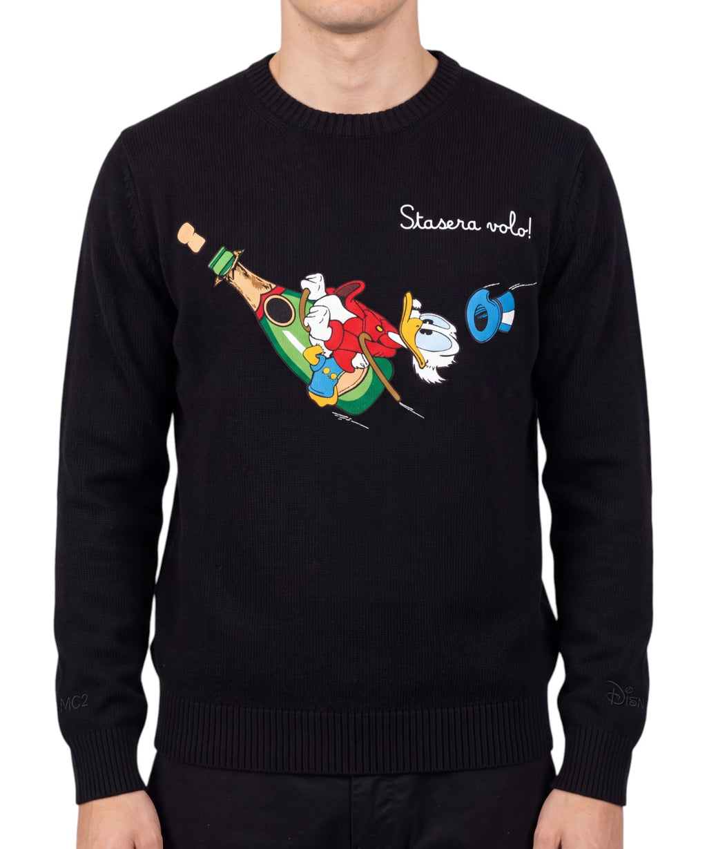 Heron Pullover aus hellem Kaschmirmischgewebe mit Yuppies-Logo