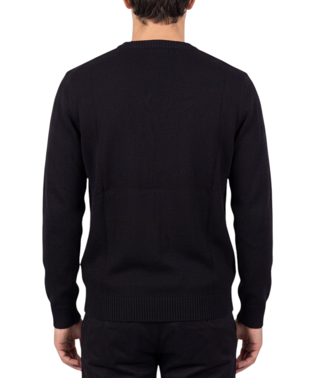 Heron Pullover aus hellem Kaschmirmischgewebe mit Yuppies-Logo