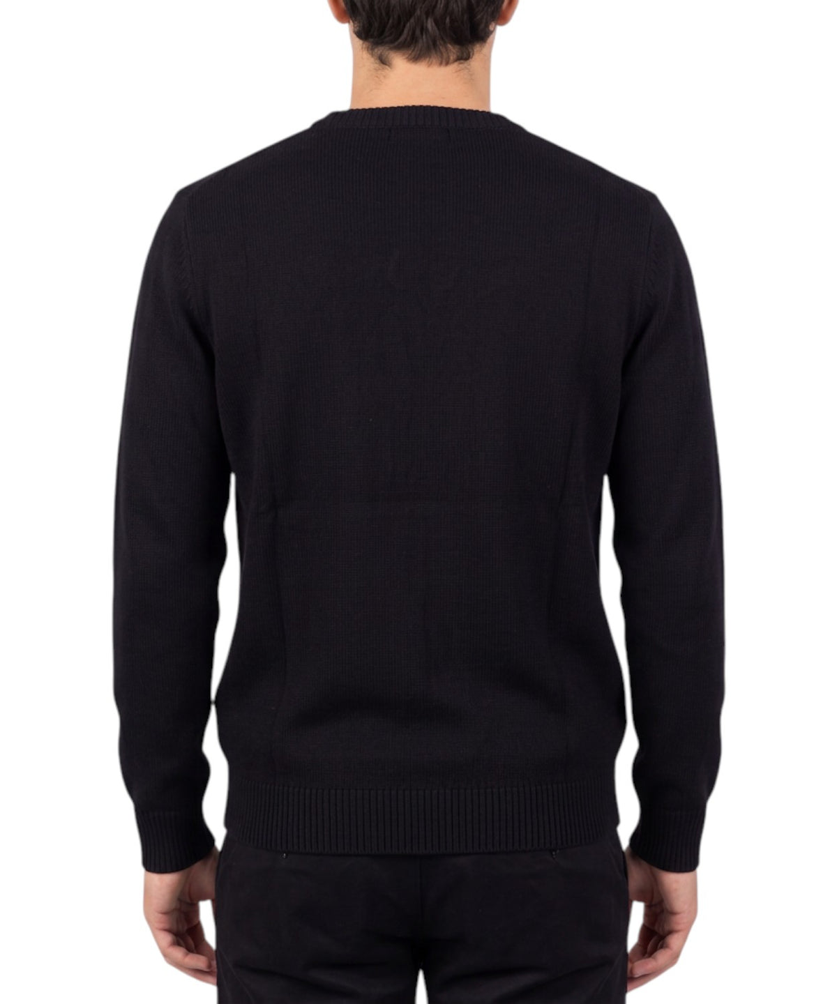Heron Pullover aus hellem Kaschmirmischgewebe mit Yuppies-Logo