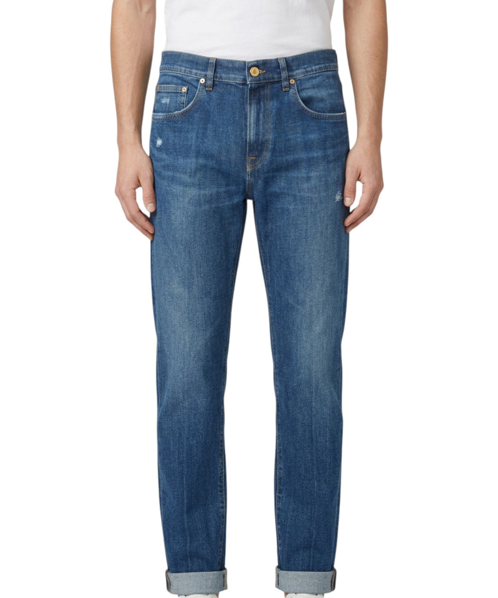 Vaqueros Hombre Dondup Icon Slim Fit de Denim elástico