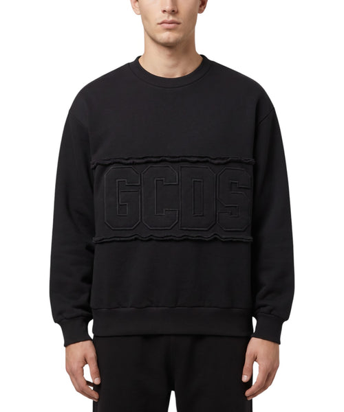 GCDS-Sweatshirt mit Logo-Patch