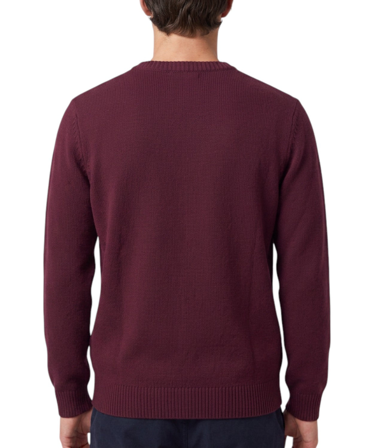 Heron Light Pullover mit der Stickerei „Sommelier…“.