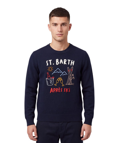 Maglione Uomo Heron in Cashmere - MC2 Saint Barth