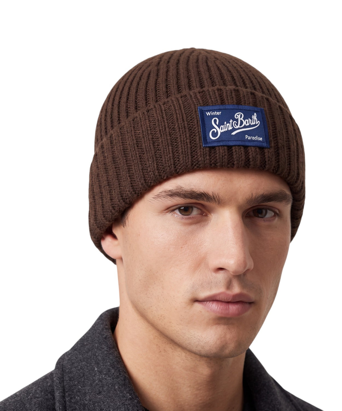 Cappello MC2 Saint Barth in Lana Sheldon con Logo