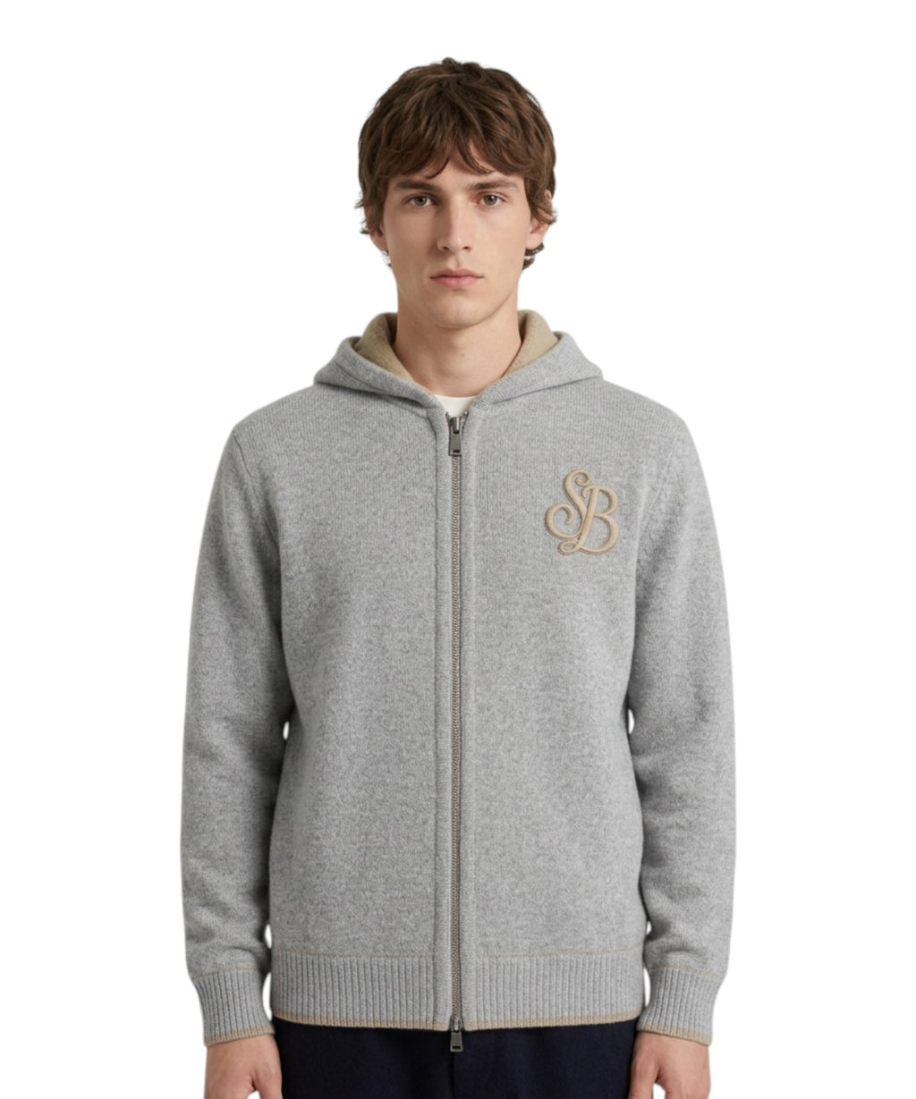 MC2 Saint Barth Legacy Kapuzenpullover mit Reißverschluss aus Strick