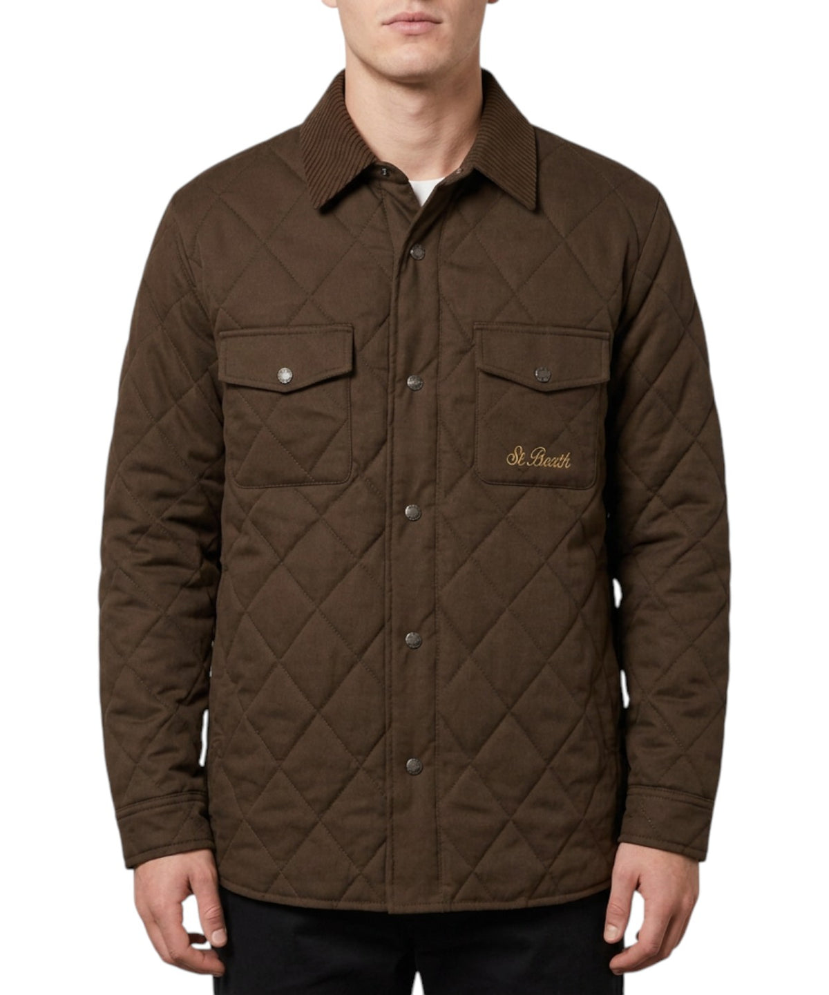 Giacca Uomo MC2 Saint Barth Bexley Trapuntata in Cotone Cerato