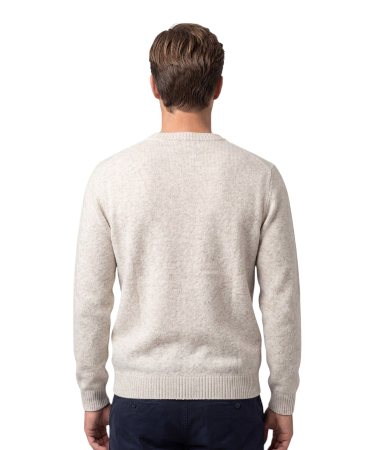 Maglione Uomo Heron Cashmere con dettaglio jacquard