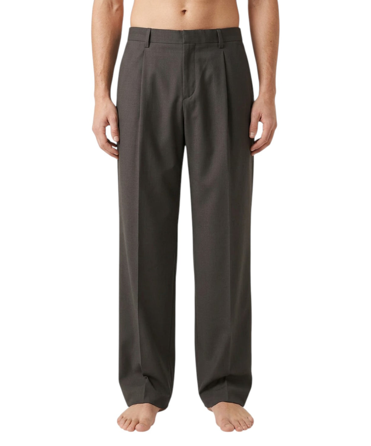 Pantaloni Be Able Wide Leg Eleganti con Pince