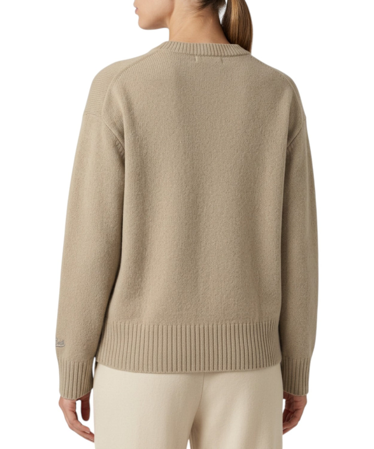 Maglia Girocollo Tessa in Misto Cashmere No Vabbe
