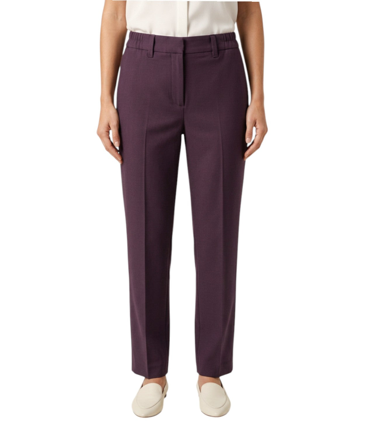 Pantaloni UGGISO con Elastico in vita in lana vergine