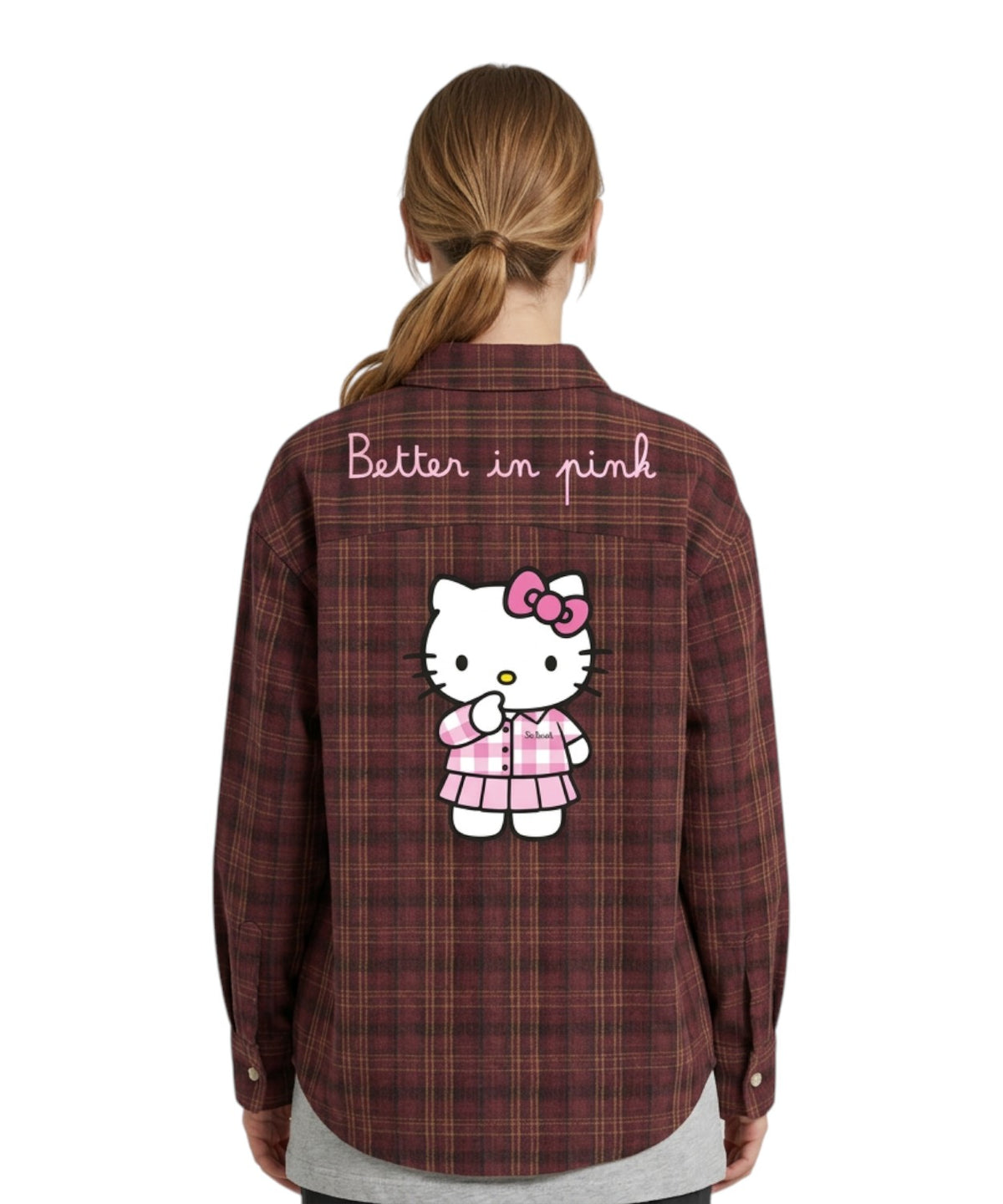 MC2 Saint Barth Snoopy Tartan Flannel Shirt