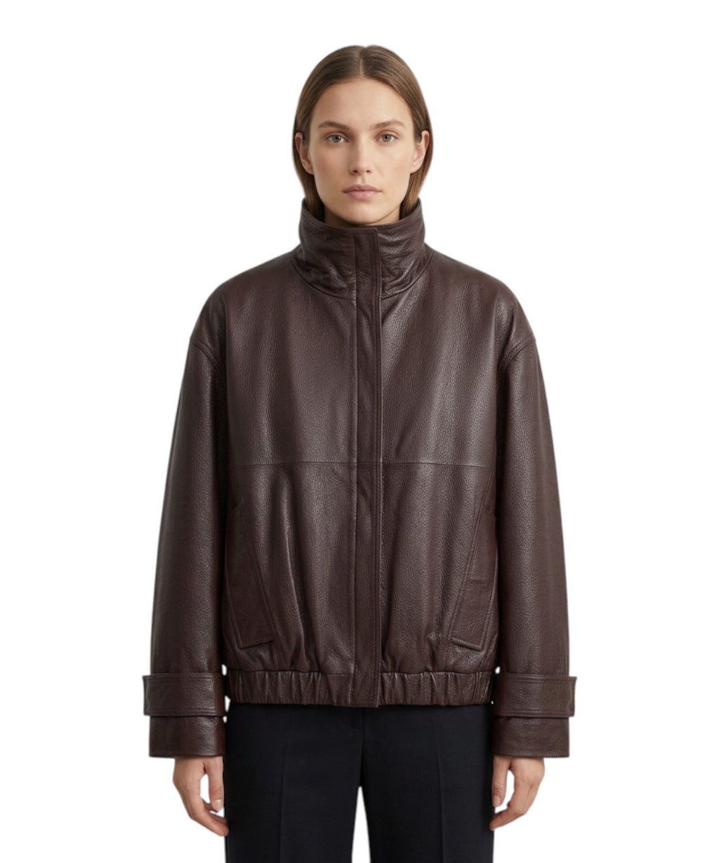 Bomber Donna Marella in Pelle LIVREA