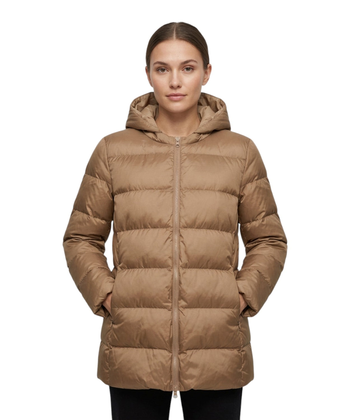 Piumino Midi MM Max Mara Cangiante in Nylon Tecnico