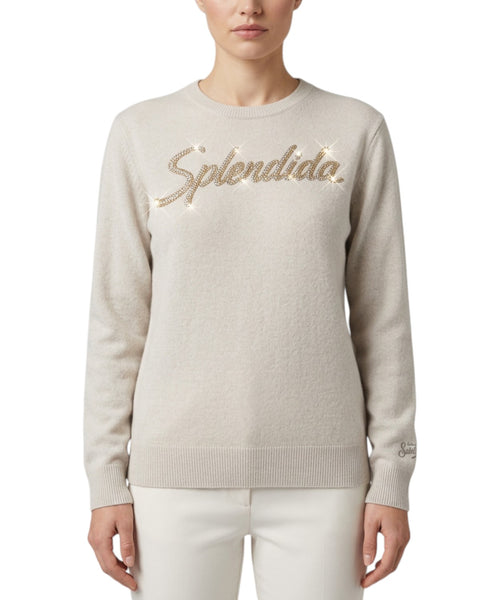 Maglione Alpaca New Queen Strass SPLENDIDA
