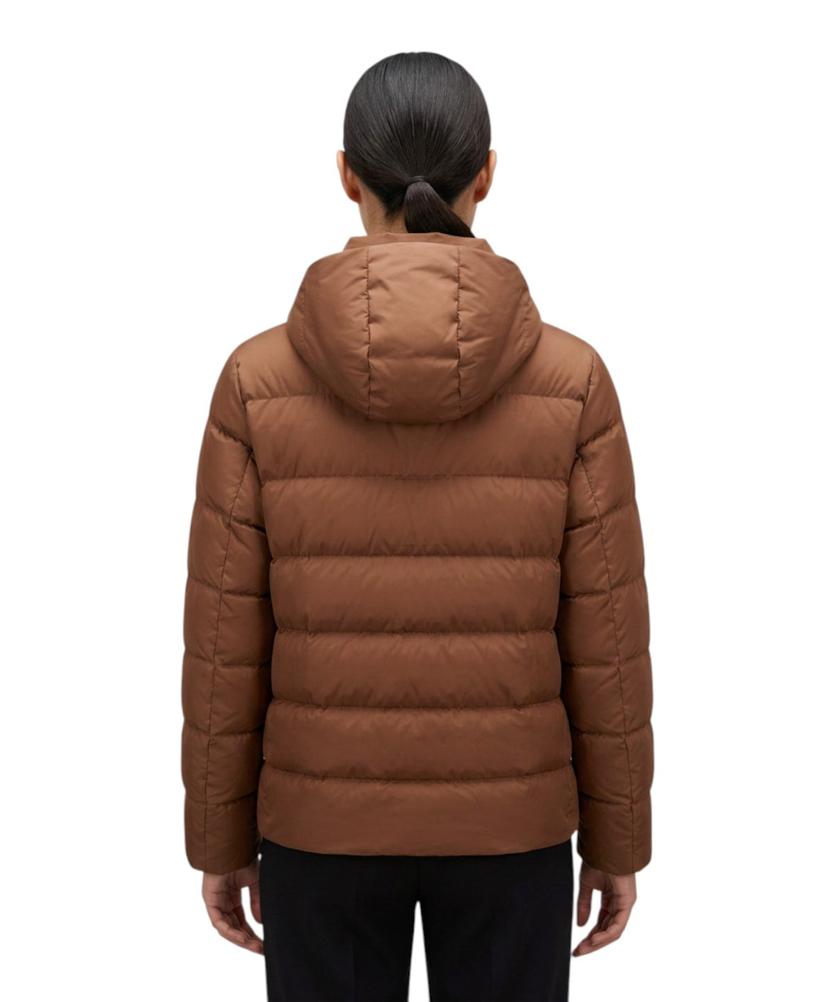 Piumino Midi Cangiante MM Max Mara in Nylon Tecnico