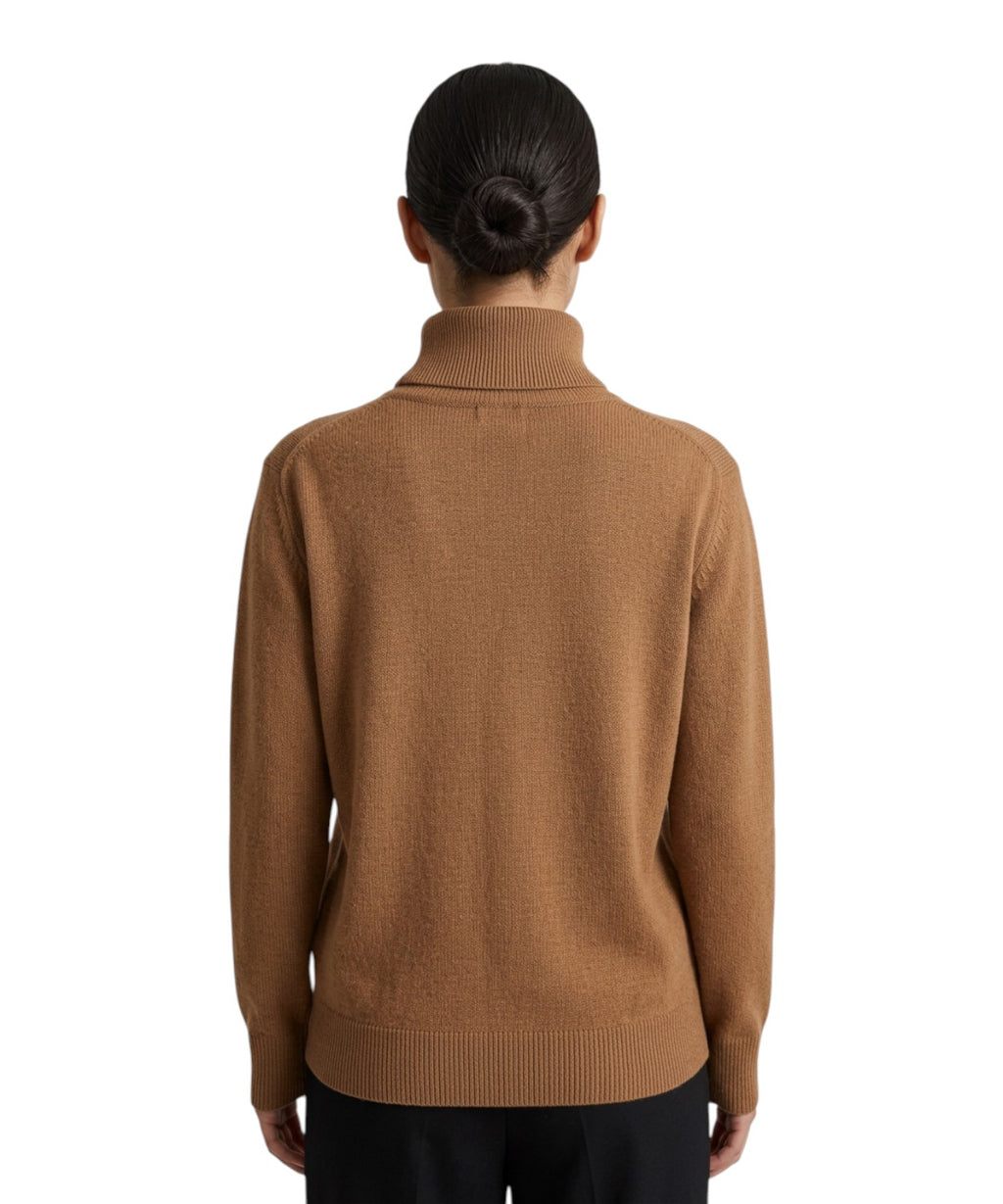 Maglia in Lana e Cashmere GIOCHI con Sciarpa Rimovibile