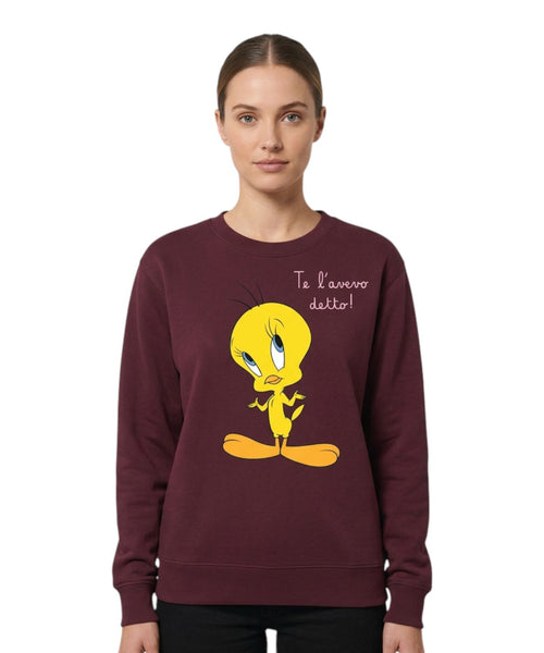 Stardust-sweatshirt med Tweety-print